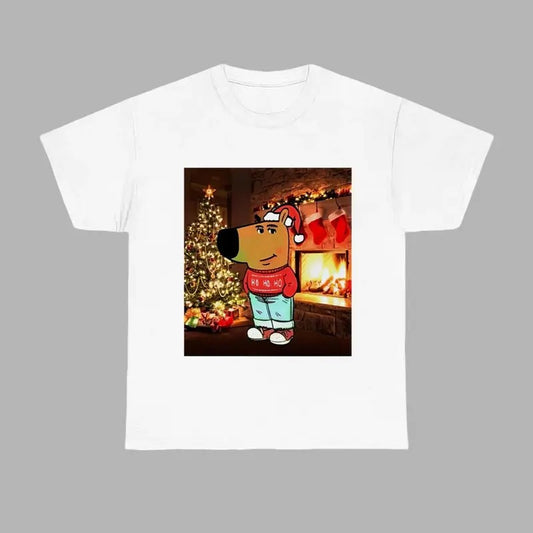 Chill Guy Dog Christmas Shirt Unisex Tee