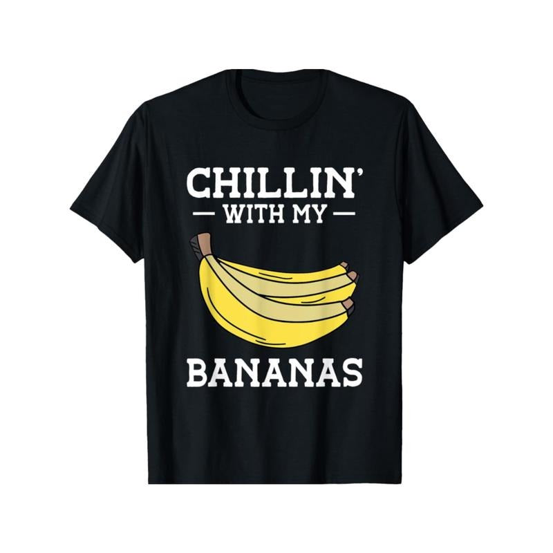 Chillin' With My Bananas | Banana T-Shirt made in usa Hoodie, Sweatshirt | DripVista.com