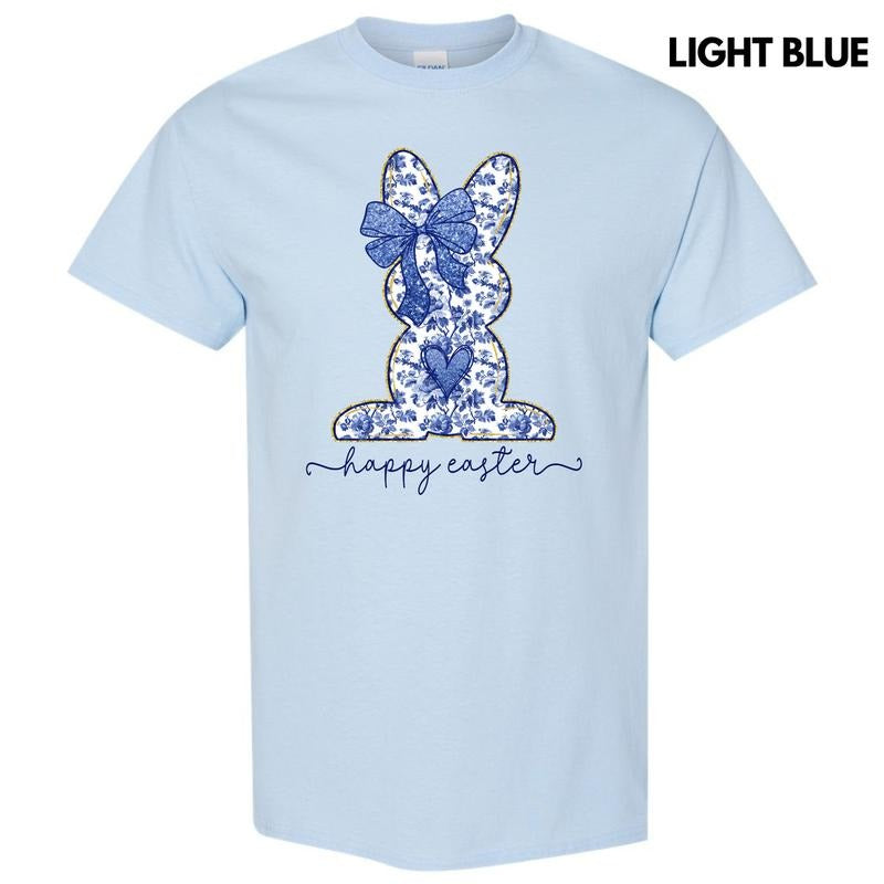 Chinoiserie Happy Easter Gildan Short Sleeve T-Shirt 'NLB' Hoodie, Sweatshirt | DripVista.com
