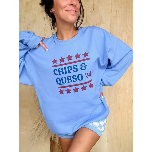 Chips & Queso Graphic Top
