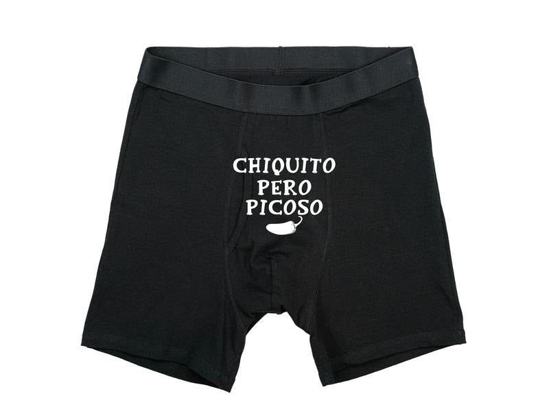 Chiquita Pero Picoso Men's Underwear, Mexican Saying Husband Boxer, Valentine Gift For Boyfriend, Anniversary Gift Ideas For Husband, Gift For Him.