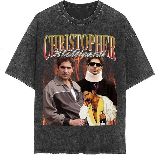 Chr1111stopher Molt11santi Vintage Shirt, Actor Homage Graphic Unisex T-Shirt, Retro 90's Fans Tee Gift, Unisex Shirt