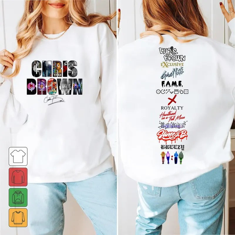 Chris Br0wn Albums Shirt, Trendy Shirt Hoodie, Sweatshirt | DripVista.com