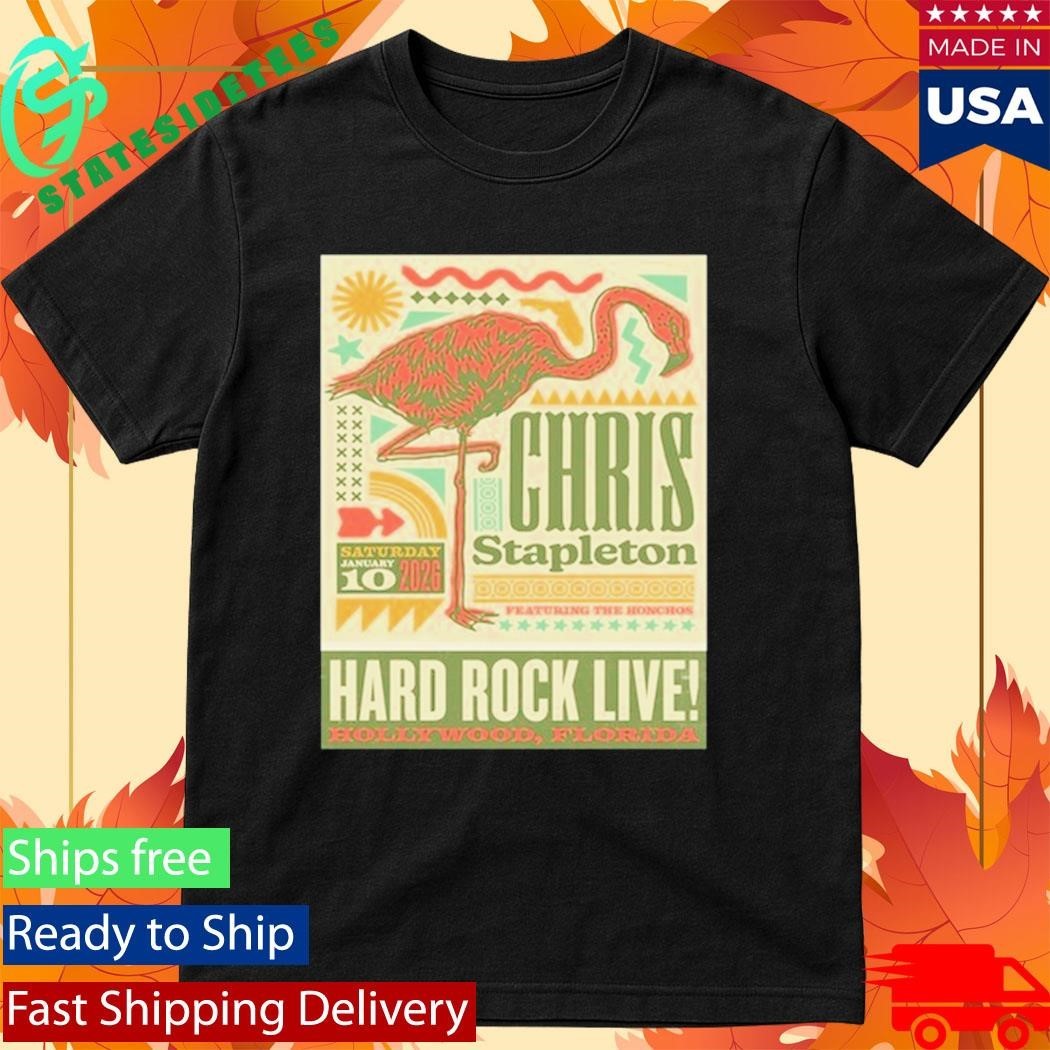 Chris Stapleton Jan 10, 2026 Hollywood Shirt