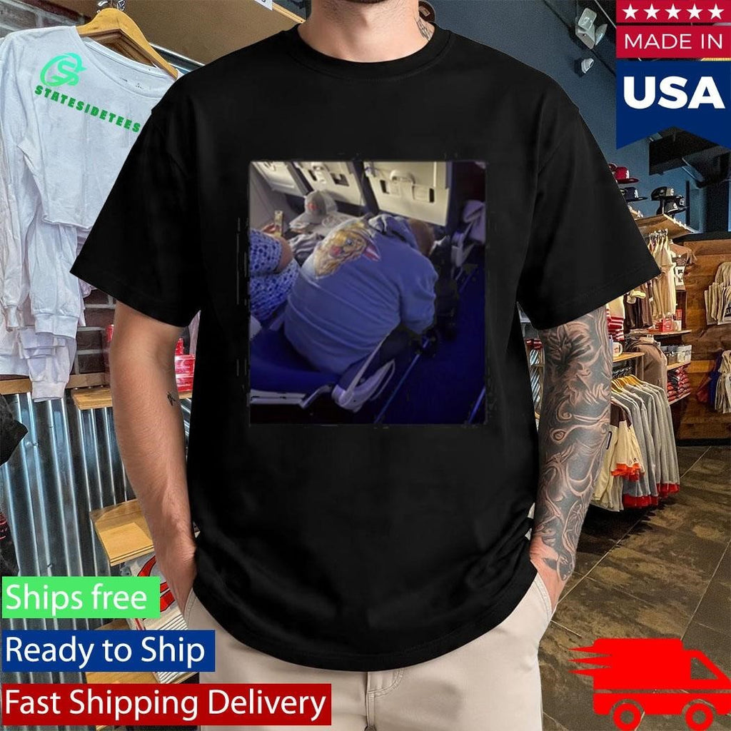 Chris Wearing Mintzy Plane Shirt