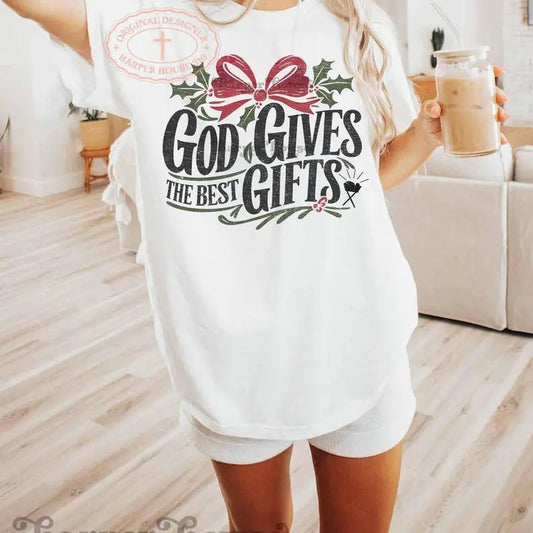 Christian   God Gives The Best Gifts  Sublimation s Trendy  Religious Dtf s For Shirts  Dtf