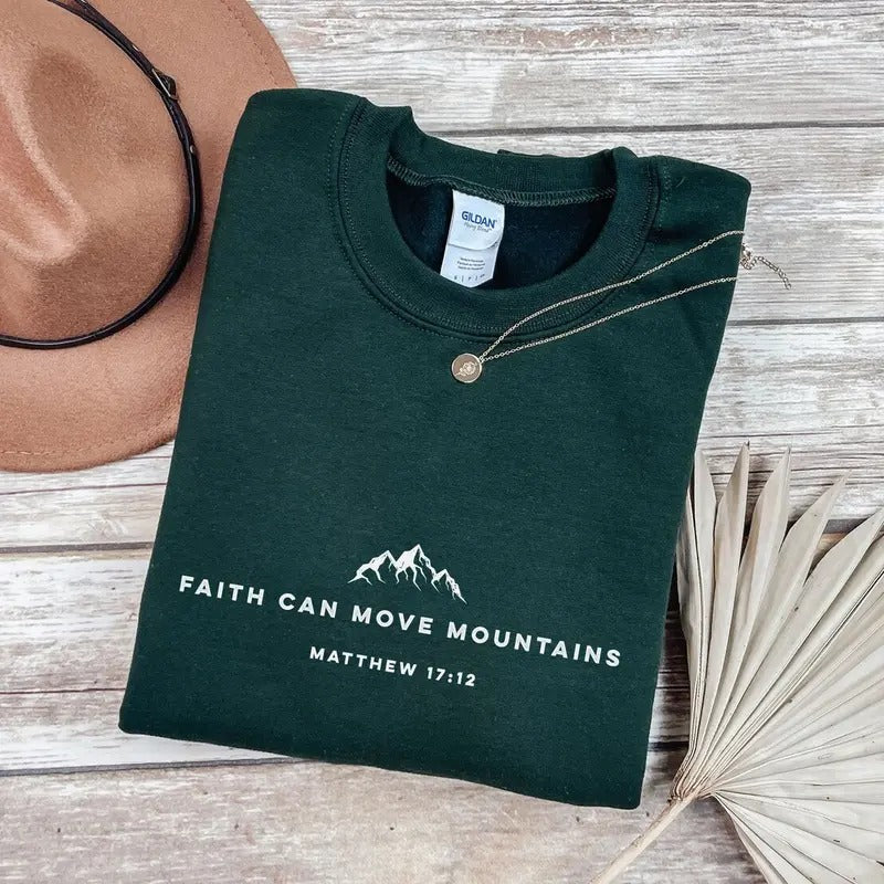 Christian Crewneck Sweatshirt, Bible verse sweatshirt, Christian sweaters Cotton T-Shirts, Hoodie | DripVista.com