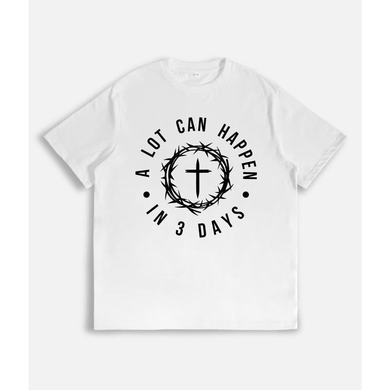 Christian Easter Tshirt, Men'WB shield Tee, Unisex Shirt, Religious Holiday Top, Scripture Tee, Resurrection Sunday Shirt...