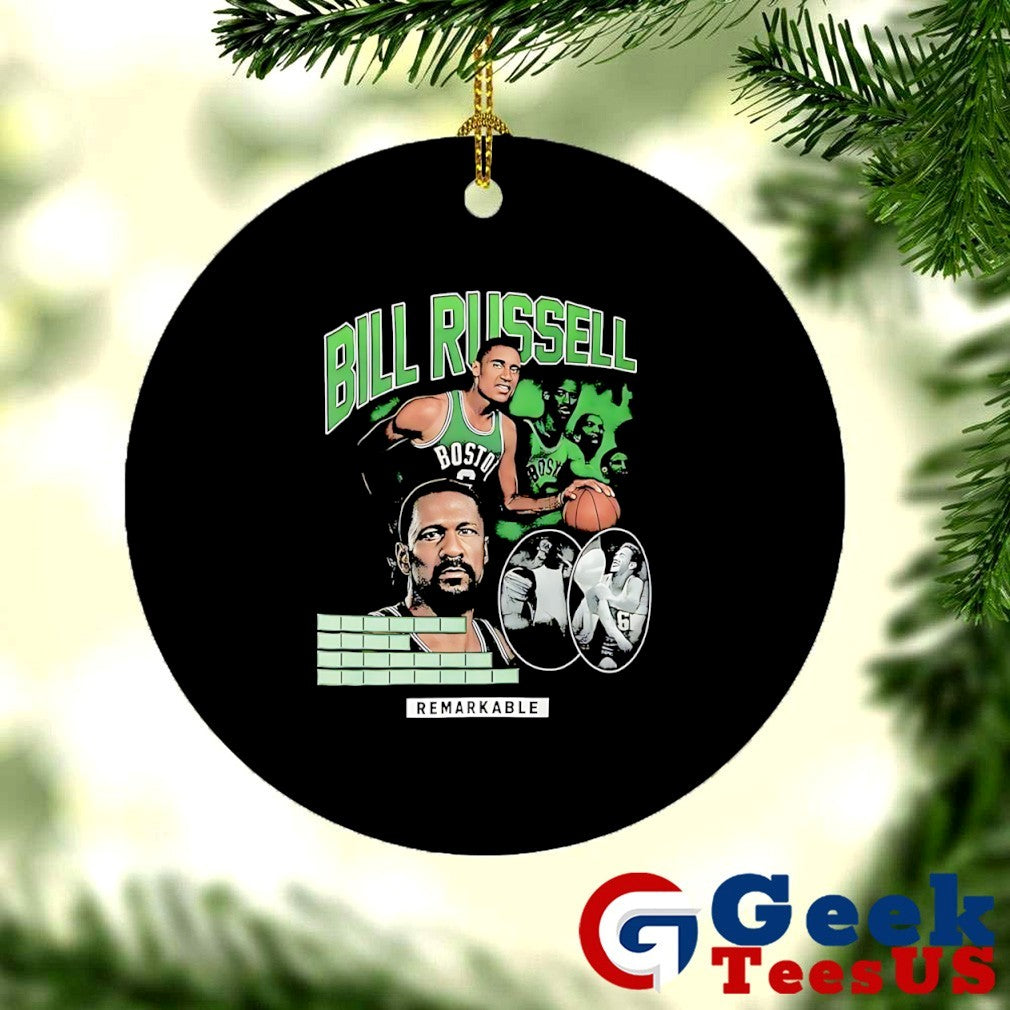 Christian Gonzalez Bill Russell Boston Celtics basketball vintage shirt