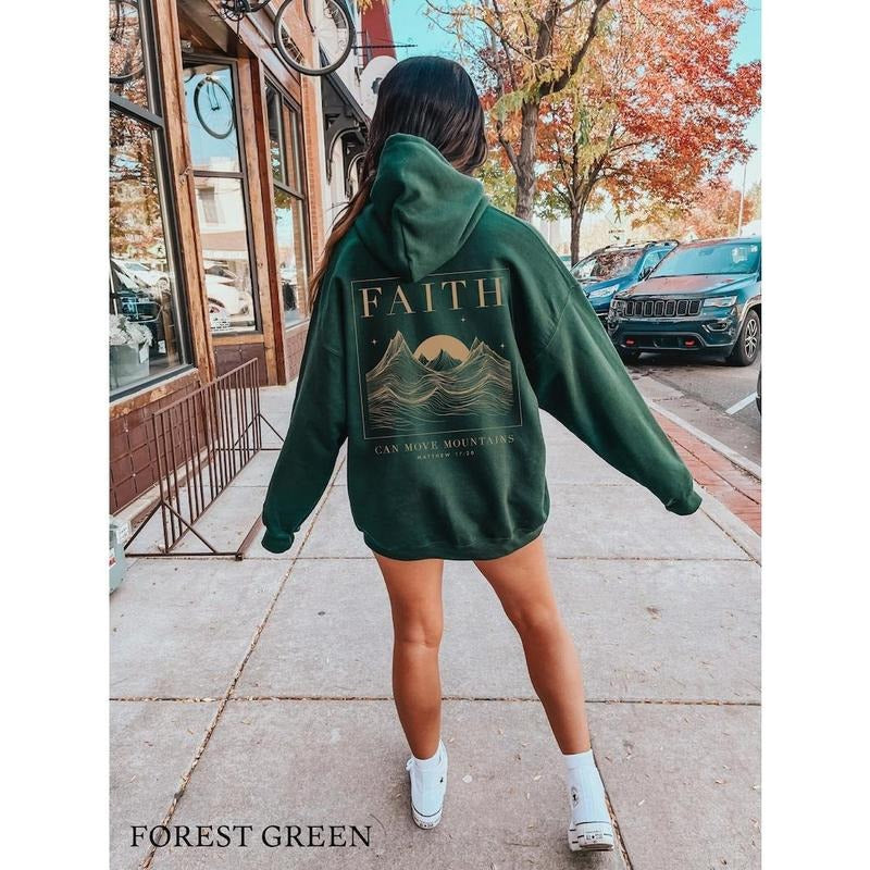 Christian Hoodies Jesus Hoodie Christian Streetwear Brown Hoodie God Is Good Faith Based Shirt Christian Merch Religious...