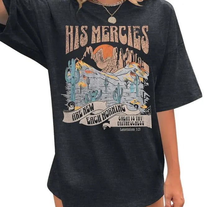 Christian Oversized Tshirts Woman Jesus Faith Tshirt Bible Verse Shirts Casual Christians Inspirational Tee Tops Womenswear Underwear