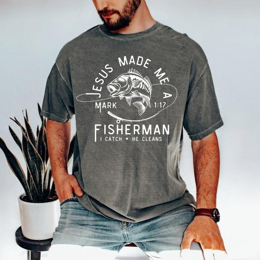 Christian Shirts, Christian Shirts for Men, Fisherman Tee