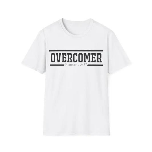 Christian T-Shirt Overcomer Jesus, Menswear Top, Womenswear Top