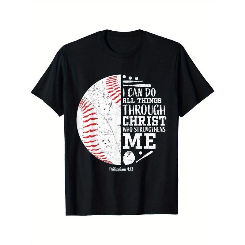 Christian baseball, I can do everything, religious poetry, gift t-shirts Made in USA Hoodie, Sweatshirt | DripVista.com