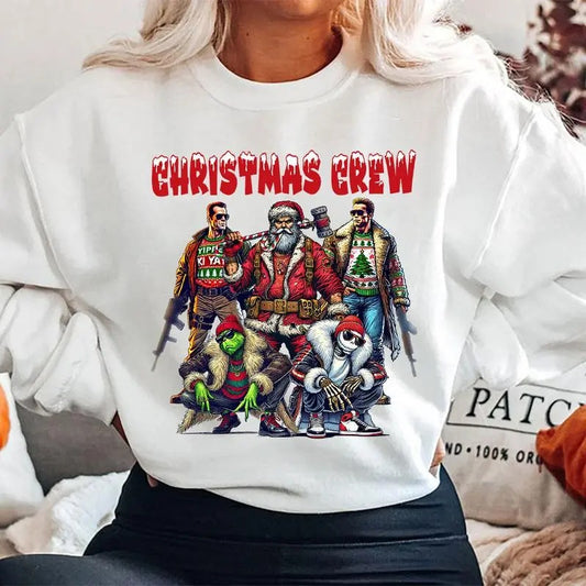 Christmas CREW Shirt, Christmas Movies Characters Shirt, Xmas Graphic Tee, Sweatshirt Christmas CREW