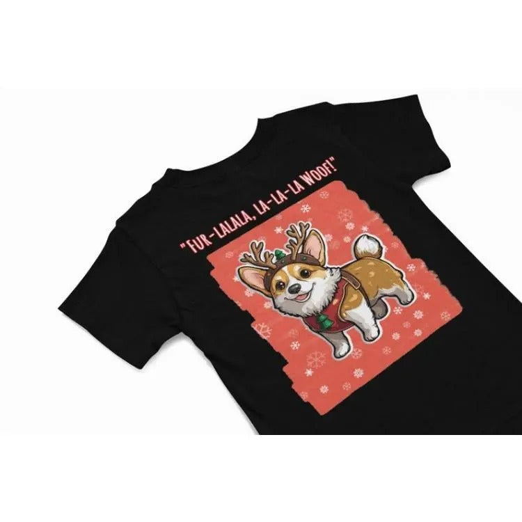 Christmas Corgi Dog T shirt, Quirky dog humour themed Christmas apparel, Funny dog Hoodie, Festive season holiday gift,...