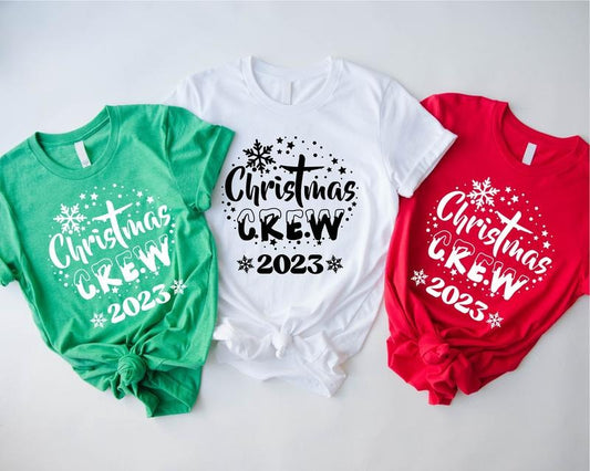 Christmas Crew 2023 Shirt, Cousin Squad Matching Holiday T-shirt, Christmas Family Reunion Gift Tee, Winter Holiday Celebration.