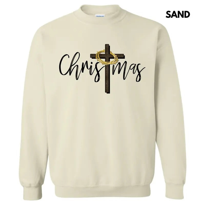 Christmas Cross Sweatshirt 'NLB' T-Shirts, Hoodie | DripVista.com