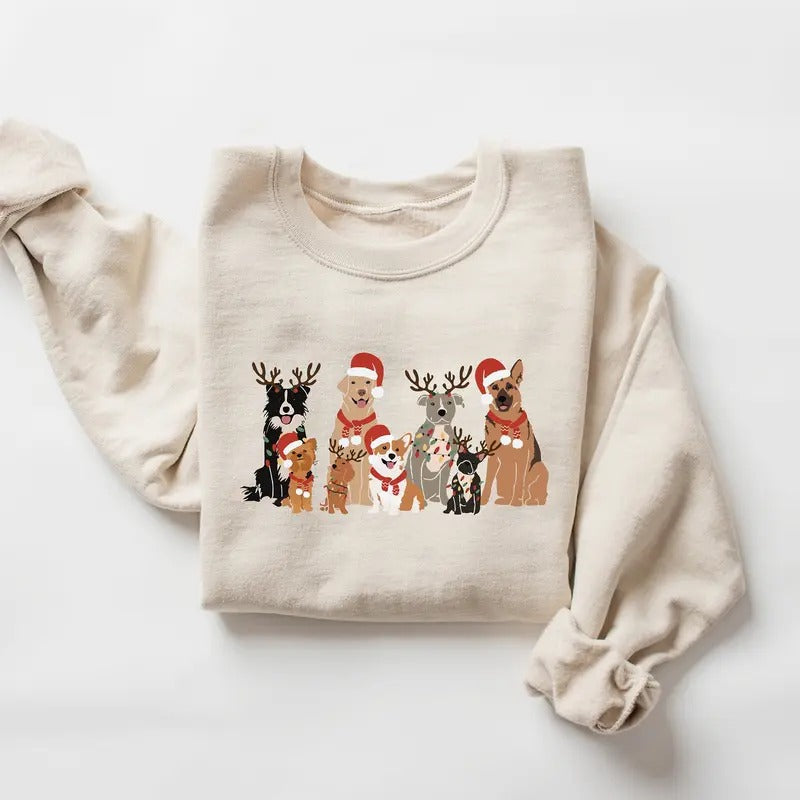 Christmas Dog Sweatshirt, Dog Owner Christmas Gift, Dog Christmas Sweatshirt, Christmas Sweater, Holiday Sweater, Christmas Shirt, Dog Gift