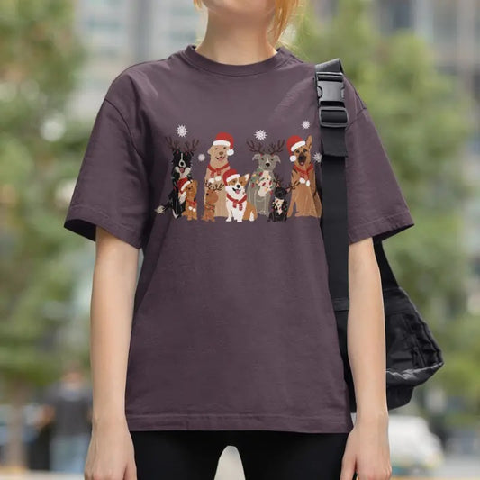 Christmas Dog T Shirt, Dog Owner Christmas Gift, Dog Christmas T Shirt, Holiday Shirt, Christmas Shirt, Dog Gift, Unisex T Shirt