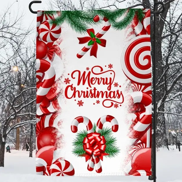 Christmas Garden Flag, Merry Christmas