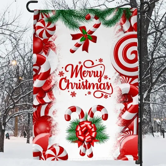 Christmas Garden Flag, Merry Christmas