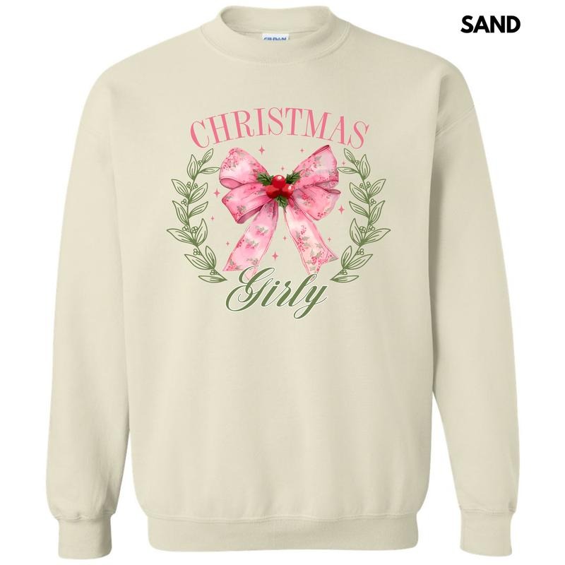 Christmas Girly Coquette Sweatshirt 'NLB'