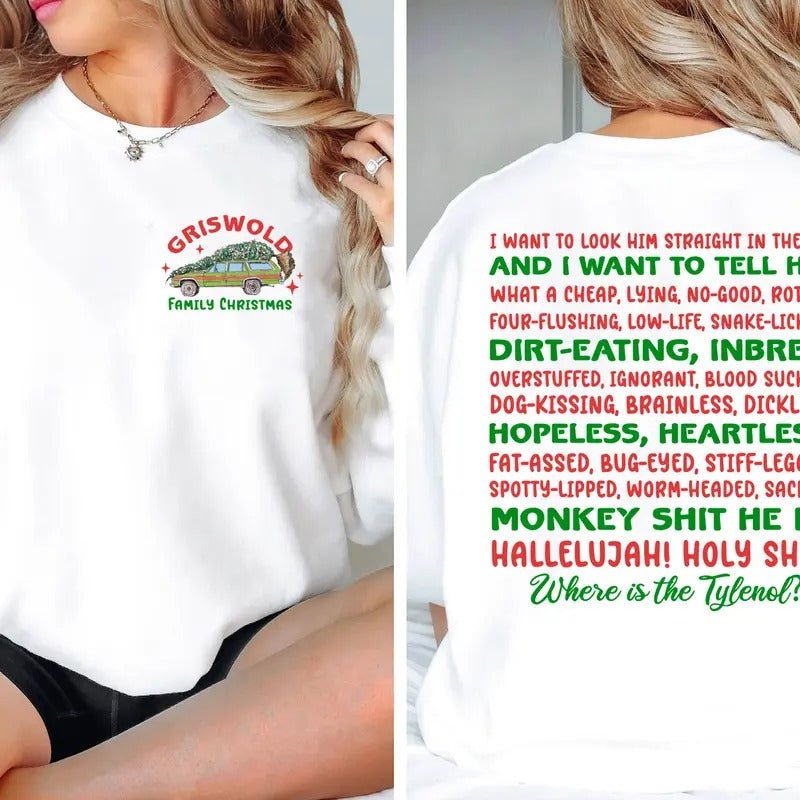 Christmas Movie Shirt, Christmas Quote Shirt Hoodie, Sweatshirt | DripVista.com