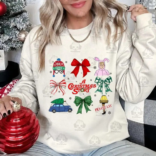 Christmas Story Movies Shirt, Home Alone Movies Tshirt Style Coquette Bow Shirt Home Alone Vintage Christmas Merry Christmas Shirt Xmas Tshirt