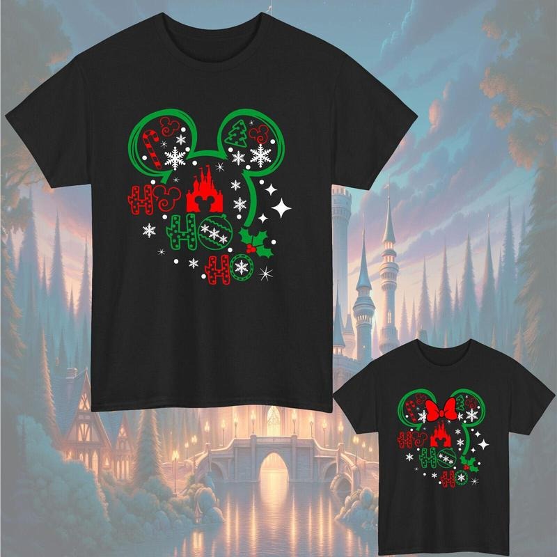 Christmas T Shirt Minnie Merry Xmas Festive Funny UnisexTee Made in USA Hoodie, Sweatshirt | DripVista.com