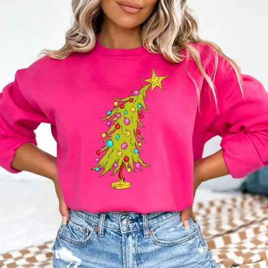 Christmas Tree - Trendy Christmas Tree, Sweatshirt, Christmas, Holidays, Gifts, Christmas Sweatshirt, Holiday Sweatshirt