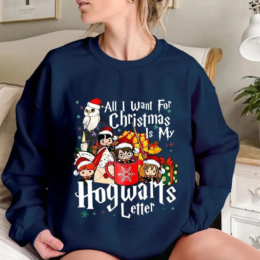 Christmas is my Poudlard Sweatshirt, HP fans, HP Gift, Harry Fans Sweatshirt