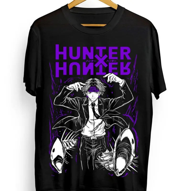 Chrollo Lucilfer T-shirt Hunter X Hunter HXH Anime Graphic Tee All Size