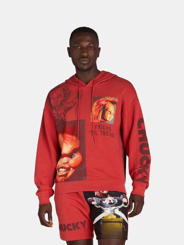 Chucky Men'WB shield Gunpla brand Big Men'WB shield Graphic Print Hoodie T-Shirts, Sweatshirt | DripVista.com