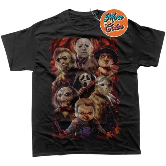 Chucky Shirt, Freddy Krueger Shirt, Jason Voorhees Shirt, Horror Shirts, Cotton Unisex T-shirt, Crew Neck, Size S- 3XL, Menswear Top, Womenswear Top Underwear Streetwear