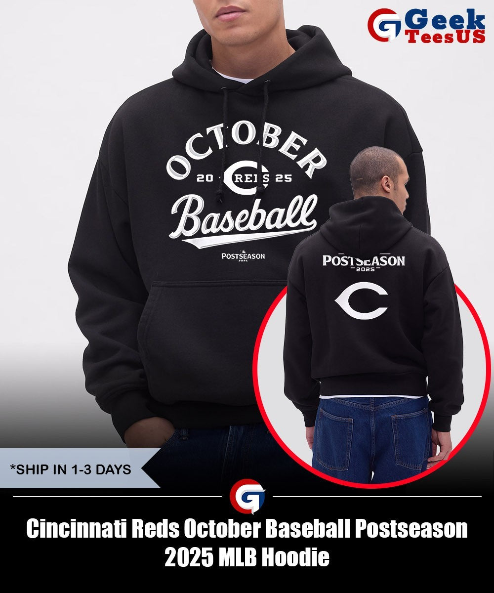 Cincinnati Reds October Baseball Postseason 2025 MLB shirt
