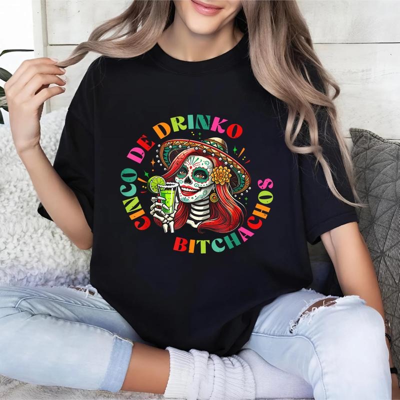 Cinco Breathing styles Mayo Funny Mexican Party Cinco Breathing styles Drinko Bitchachos T-Shirt Hoodie, Sweatshirt
