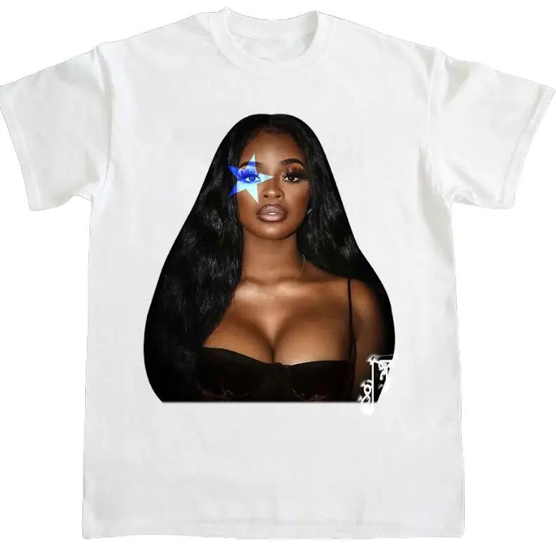 City Girl T-Shirt JT Hip Hop Graphic Star Tee Cotton Fabric Top Womenswear Hoodie, Sweatshirt | DripVista.com