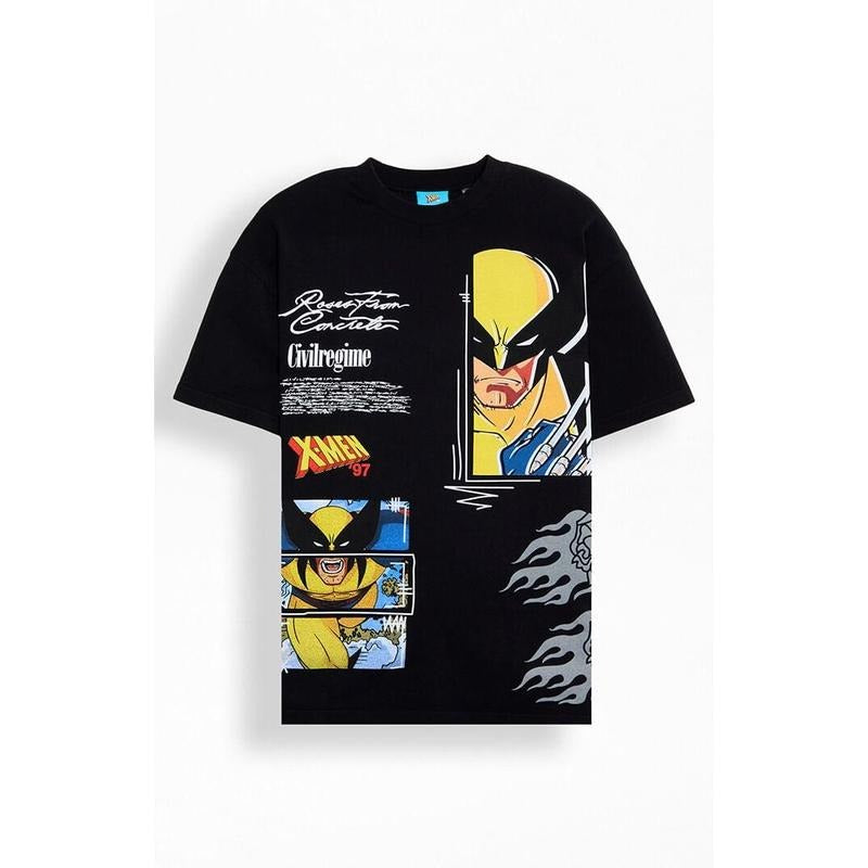 Civil Men's x X-Men '97 The Weapon T-Shirt - Multicolor Hoodie, Sweatshirt | DripVista.com