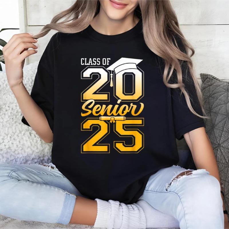 Class FOG 2025 Senior Grad College Graduation Gift Women Men T-Shirt Hoodie, Sweatshirt | DripVista.com