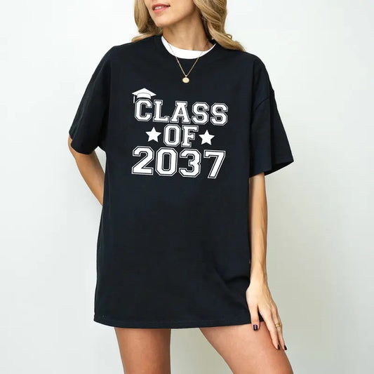 Class of 2037 Shirt, Grow With Me, Growing Up Shirt, Graduation Gift, 2037 Shirt, First Day of School, Class of 2037, Class Of 2037 Tee