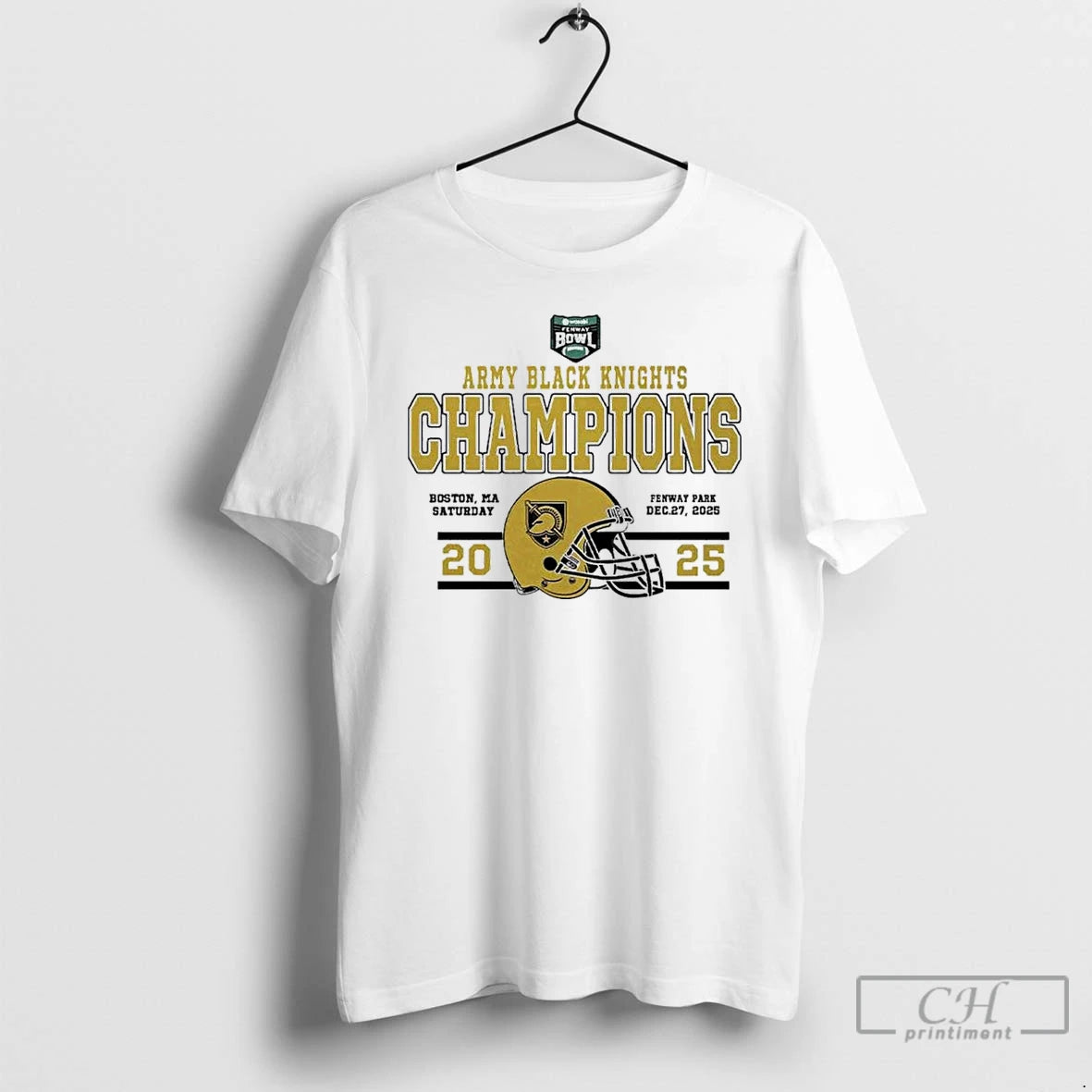 Classic Army Black Knights Football 2025 Wasabi Fenway Bowl Champions Helmet T-Shirts, Hoodie, Sweatshirt | DripVista.com