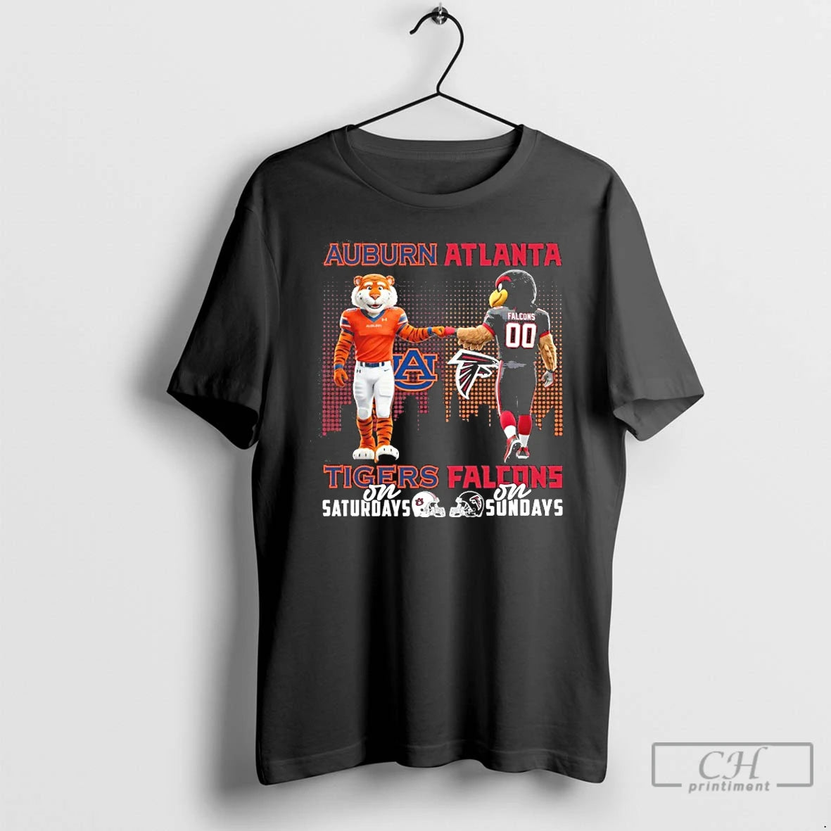 Classic Auburn Tigers On Saturdays X Atlanta Falcons On Sundays T-Shirts, Hoodie, Sweatshirt | DripVista.com