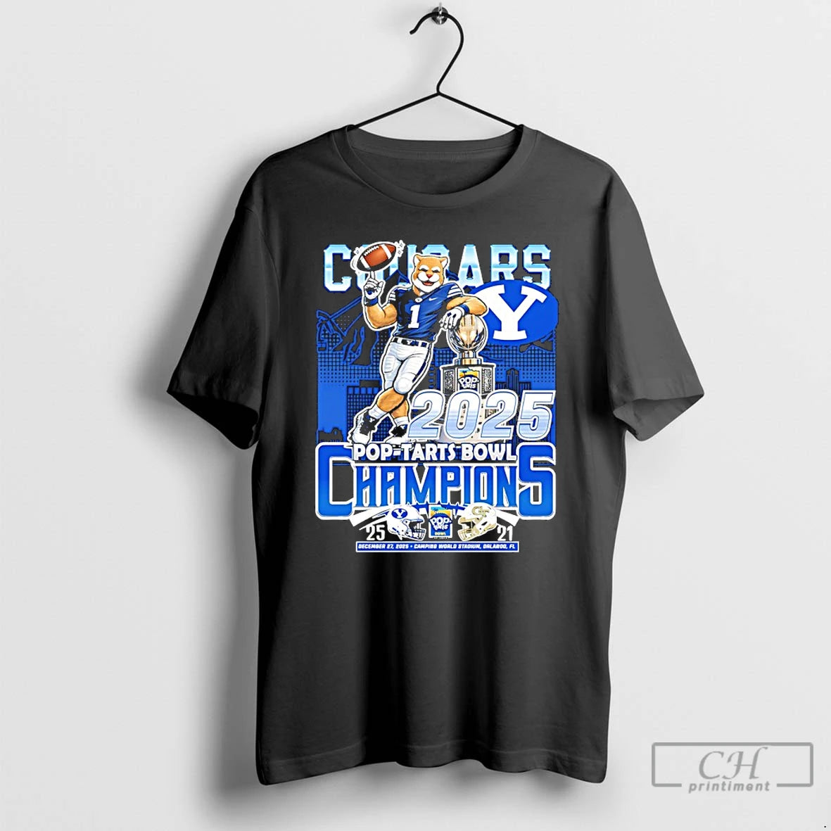 Classic Byu Cougars Pop Tarts Bowl 25 21 Dec 27 2025 Mascot T Shirts Sweater Hoodie, Sweatshirt | DripVista.com