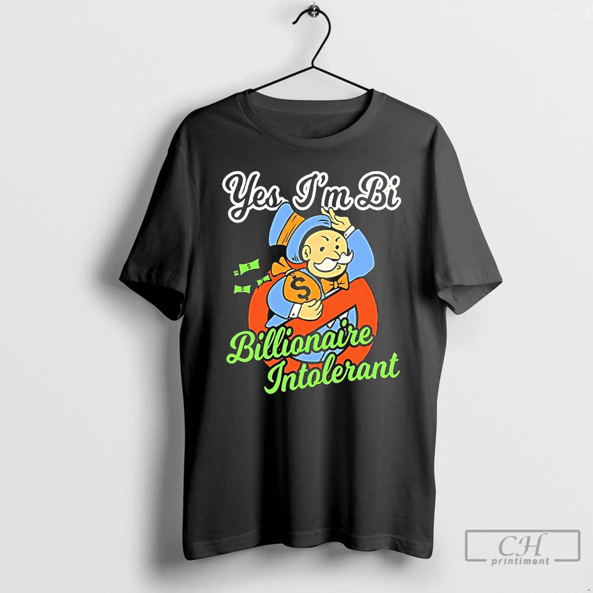 Classic Billionaire Intolerant Yes Im Bi T-Shirts, Hoodie, Sweatshirt | DripVista.com