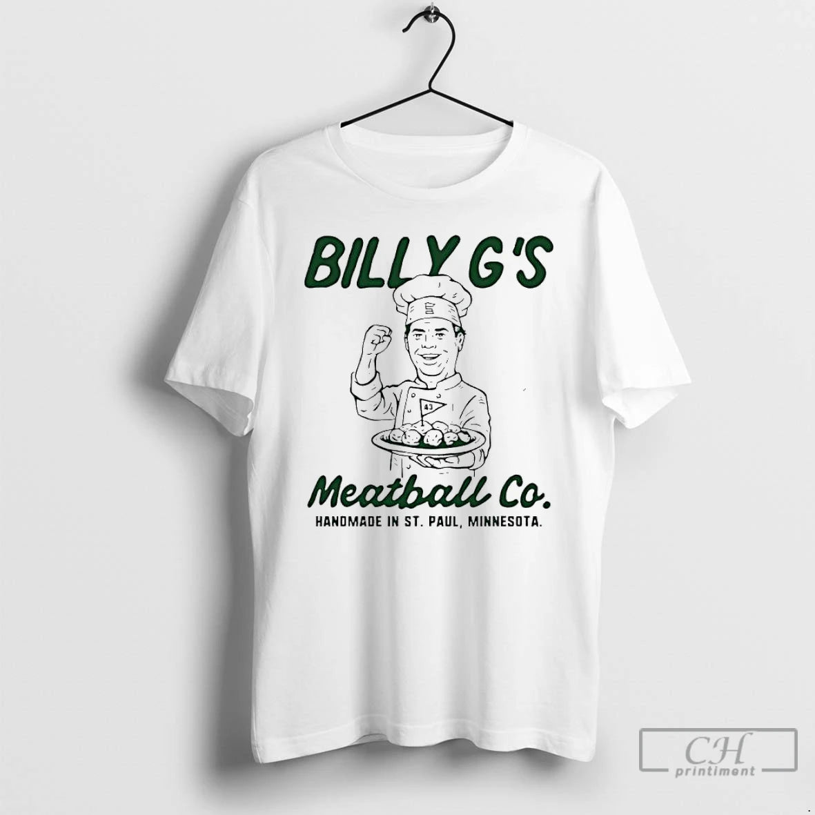 Classic Billy Gs Meatballs Minnesota Wild T-Shirts, Hoodie, Sweatshirt | DripVista.com