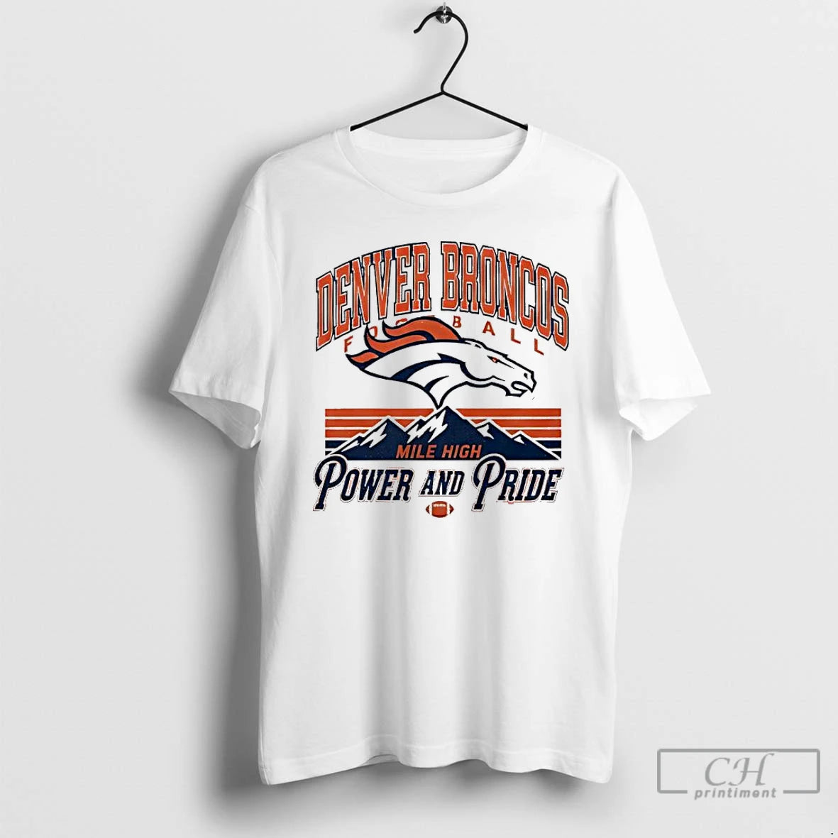 Classic Broncos Football Mile High Power And Pride T-Shirts, Hoodie, Sweatshirt | DripVista.com