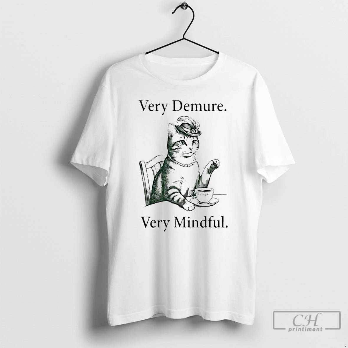 Classic Cat Lady Very Demure Very Mindful T-Shirts, Hoodie, Sweatshirt | DripVista.com
