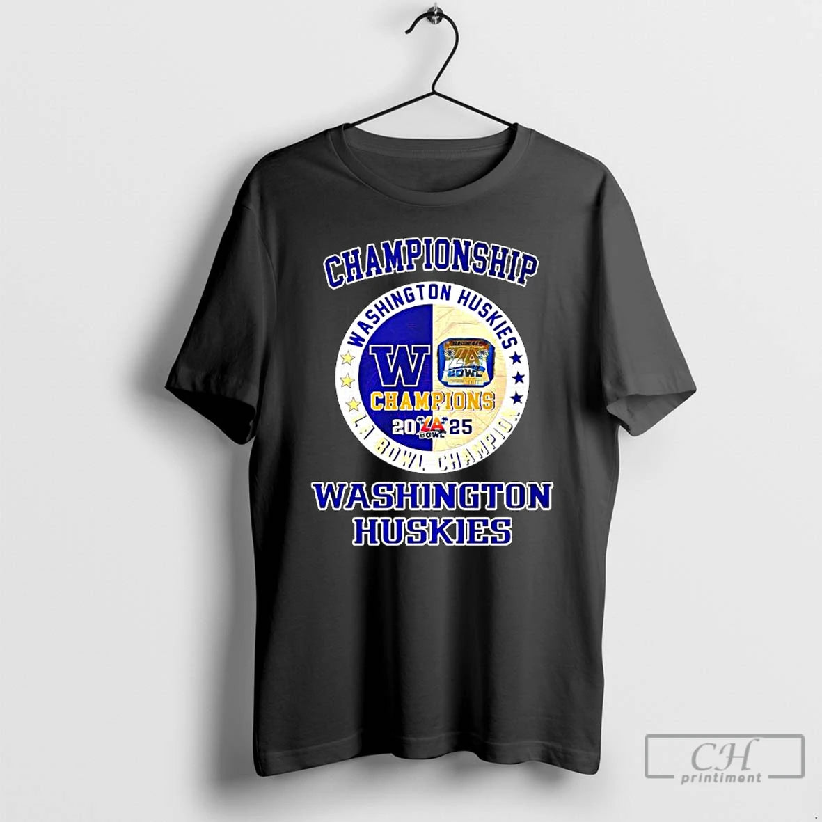 Classic Championship Washington Huskies La Bowl Champion 2025 T-Shirts, Hoodie, Sweatshirt | DripVista.com