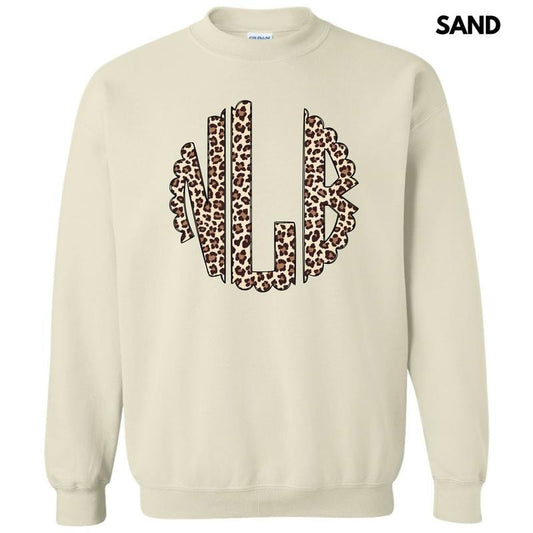 Classic Cheetah Monogram Sweatshirt 'NLB'